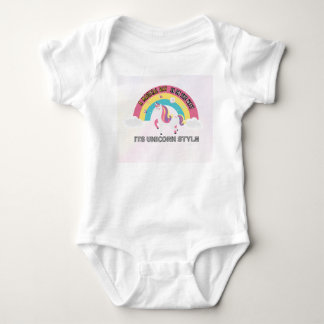 Body Para Bebé Magical rainbow unicorn design for babies 