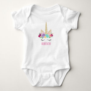 Body Para Bebé Magical unicornio primera camiseta de cumpleaños