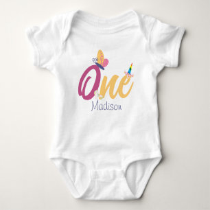 Body Para Bebé mágico un bebé primer cumpleaños nombre personaliz