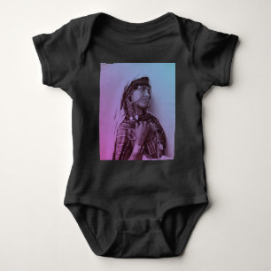 Body Para Bebé Magreb azul rosa Mujer Chica tradicional tunecina