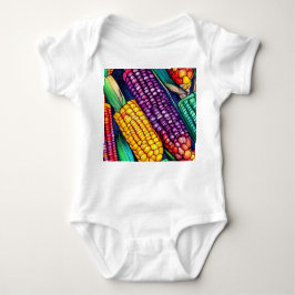 Body Para Bebé Maíz coloreado