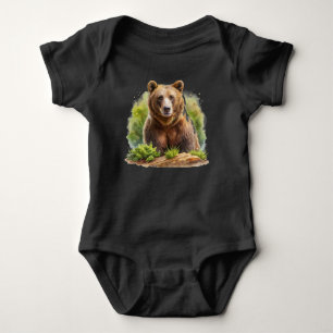 Body Para Bebé Majestuoso traje de oso.