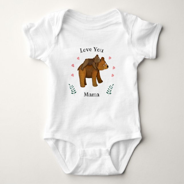 Body Para Bebé Mama Baby Bodysuit (Anverso)