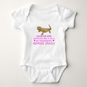 Body Para Bebé Mamá barbuda del dragón