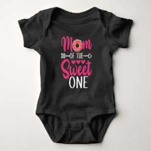 Body Para Bebé Mamá de la dulce un donut rociado