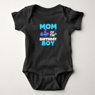 Body Para Bebé Mamá del niño cumpleañero Llama mamá y papá Famili