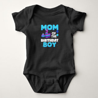 Body Para Bebé Mamá del niño cumpleañero Llama mamá y papá Famili