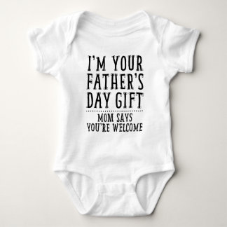 Body Para Bebé Mamá dice que eres bienvenido