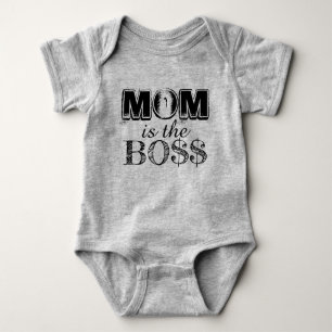 Body Para Bebé Mamá es la jefa