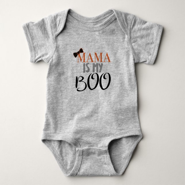 Body Para Bebé Mamá es mi novio (Anverso)