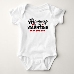 Body Para Bebé Mamá es mi San Valentín