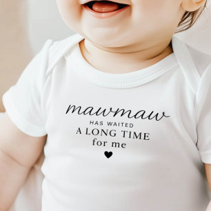 Body Para Bebé Mamá Esperó Bodysuit de Regalo para Bebé