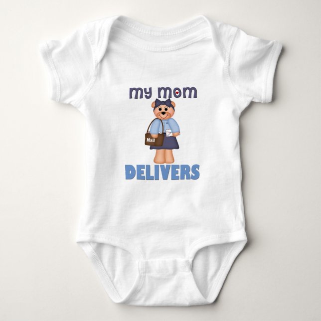 Body Para Bebé Mamá Mail Carrier (Anverso)