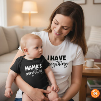 Body Para Bebé Mama & Me Matching "Mama's Everything" Newborn