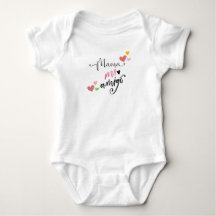 Mama mi amigo body de bebé, regalo de nuevo bebé
