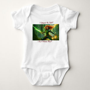 Body Para Bebé Mamá, mi guerrero protector: camiseta para niños