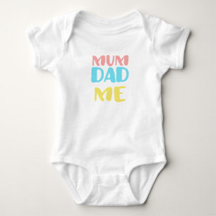 Body Para Bebé Mamá Papá Me Ama A La Familia Del Recién Nacido