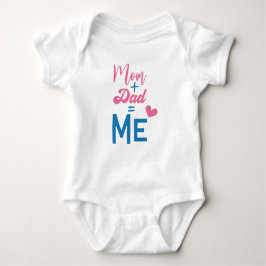 Body Para Bebé Mamá + papá = Yo