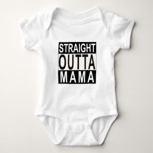 Body Para Bebé Mamá recta Bodysuit de Outta