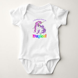 Body Para Bebé Mamá Unicornio A Madres El Amor Es Mágico