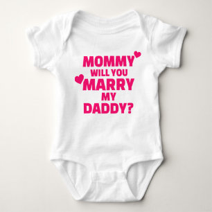 Body Para Bebé Mamá usted casará a mi papá