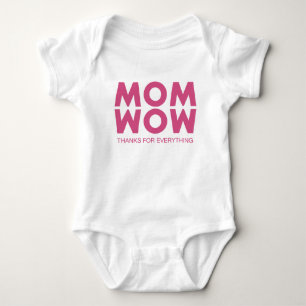 Body Para Bebé Mamá, ¡Wow!