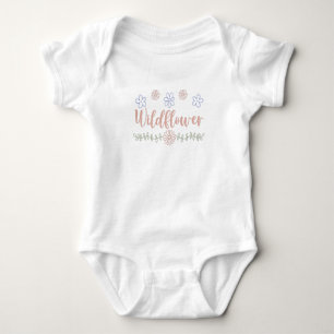 Body Para Bebé Mamá y yo - Cute de flores silvestres