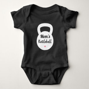Body Para Bebé Mamás Kettlebell, divertida opinión de la madre
