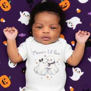 Body Para Bebé Mama's Lil Boo Fantasmas Divertidos de Halloween