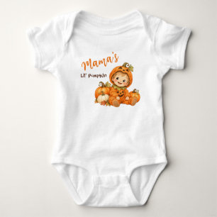 Body Para Bebé Mama's Lil' Calabacita Lindo Halloween Bebé