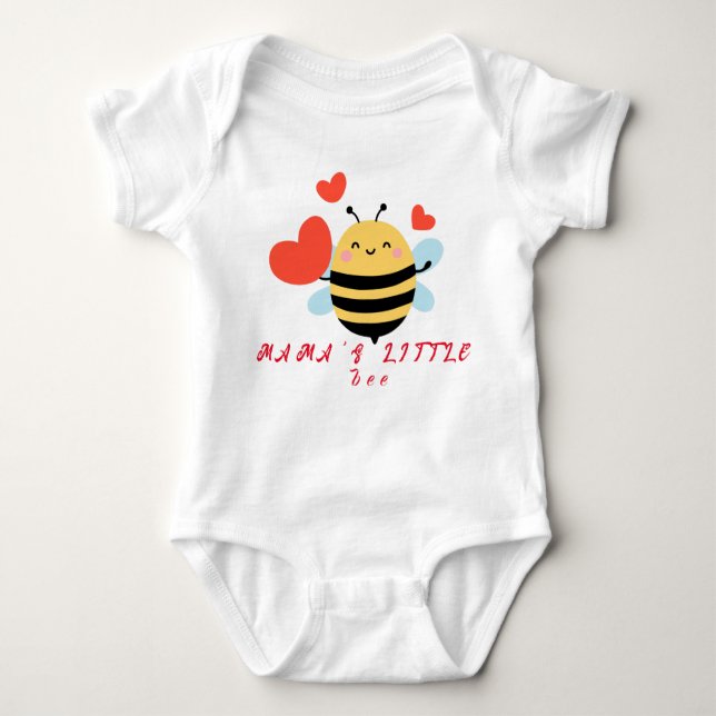 Body Para Bebé Mama's Little Bee Cute Morden (Anverso)