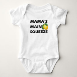 Body Para Bebé Mamá's main squeeze divertido