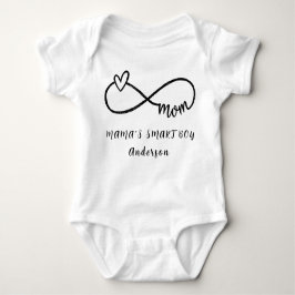 Body Para Bebé MAMA'S SMART BOY Personalized Name Cute
