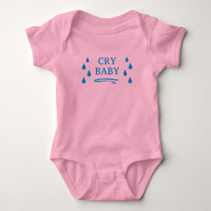Body Para Bebé Mamelón divertido con gotas de lágrima