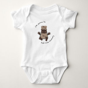 Body Para Bebé Mami de soldados