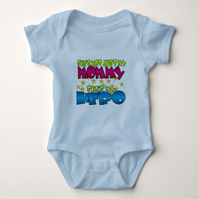 Body Para Bebé Mami Hero (Anverso)