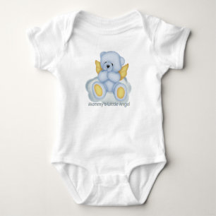 Body Para Bebé Mami's Little Angel (azul) Infant Creeper