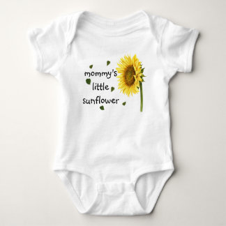 Body Para Bebé mamis pequeño girasol