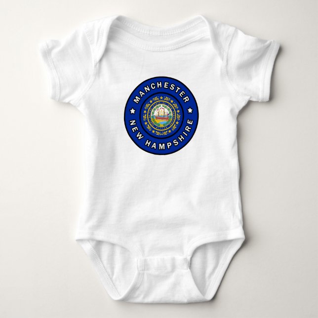 Body Para Bebé Mánchester Nuevo Hampshire (Anverso)