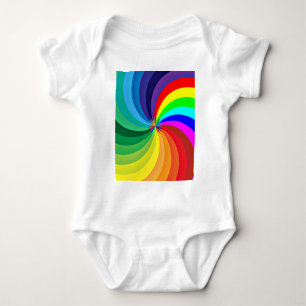 Body Para Bebé Mandala-46556 de color arcoiris