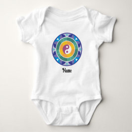 Body Para Bebé Mandala espiritual Color arcoiris Chino personaliz