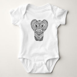 Body Para Bebé Mandala Onsie del elefante del bebé