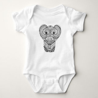 Body Para Bebé Mandala Onsie del elefante del bebé