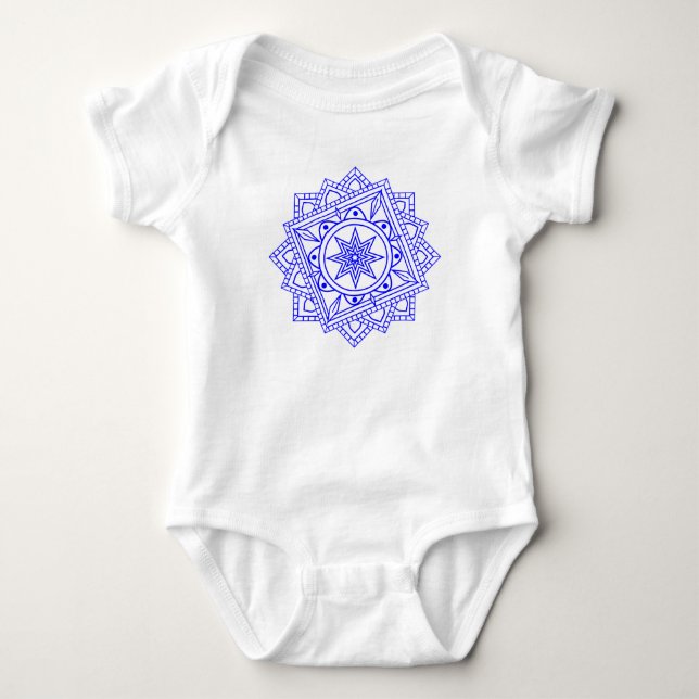 Body Para Bebé Mandala simple 2 (Anverso)