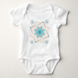 Body Para Bebé Mandalas florales Aqua SK8 