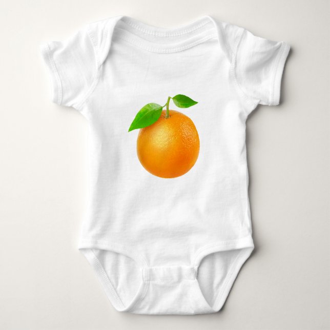 Body Para Bebé Mandarina (Anverso)