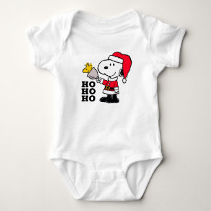 Body Para Bebé Maní   Snoopy & Woodstock Ho Ho