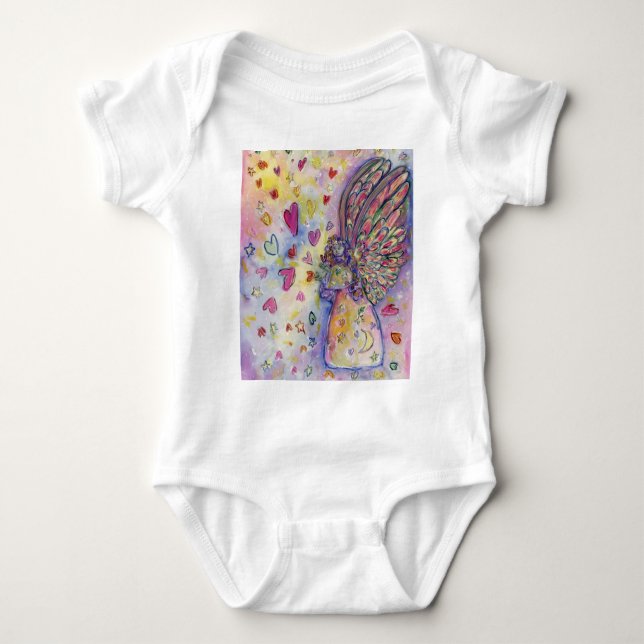 Body Para Bebé Manifiesto del Arte Ángel Universo Baby Bodysuit (Anverso)