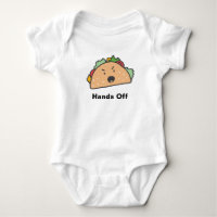 Manos Fuera Del Taco Enojado Personalizable