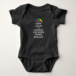 BODY PARA BEBÉ MANTENER CALMA Y LAISSEZ LES BONS TEMPS ROULER